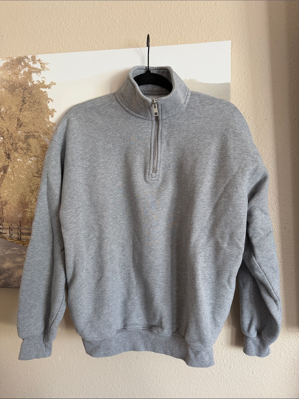 Aritzia Tna Cozy Fleece Mega Quarter-Zip sweatshirt